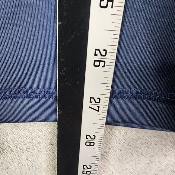 Mens Blue Adidas Golf Pullover Polo Shirt 1/2 Zip Long Sleeve Mock Neck Size M - Picture 11 of 12